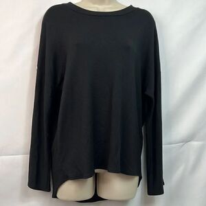 Riller & Fount Black open back long sleeve sweater size medium EUC